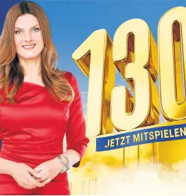  ??  ?? Martina Kaiser moderiert den 130 Millionen Euro Superpot.