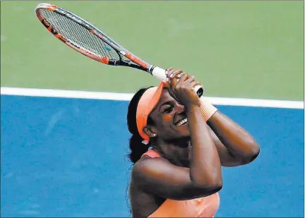  ?? Jason Decrow ?? The Associated Press Sloane Stephens, ranked 83rd, beat Latvia’s Anastasija Sevastova to set up a semifinal match against fellow American Venus Williams.