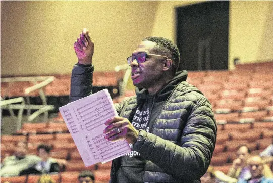  ?? MICHAELA BOWMAN Lexington Philharmon­ic ?? As composer-in-residence, Shawn Okpebholo comes back to Lexington to work with his hometown orchestra, the Lexington Philharmon­ic. His music has been played by many and praised by critics.