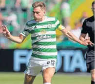  ??  ?? Celtic winger James Forrest