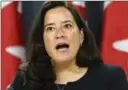  ?? ADRIAN WYLD, THE CANADIAN PRESS FILE PHOTO ?? Justice Minister Wilson-Raybould. Gives notice to reserves: rights apply there, too.