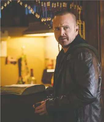  ?? NETFLIX ?? Actor Aaron Paul reprises his Emmy-winning role as Jesse Pinkman in El Camino: A Breaking Bad Movie. The character was the unlikely moral centre in Breaking Bad, a saga about the darkness within.