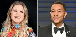  ?? AP ?? Singer and talk-show host Kelly Clarkson and singer John Legend have joined forces on a reimagined version of the oft-criticised Christmas classic Baby, It’s Cold Outside.