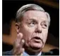  ?? MANUEL BALCE CENETA/AP ?? Sen. Lindsey Graham, R-S.C., says “failure is not an option” when it comes to the GOP cutting taxes.