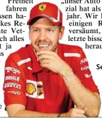  ??  ?? Sebastian Vettel geht als WM- Leader in England an den Start. Foto: APA