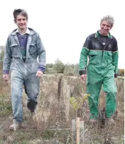  ??  ?? Left: match the woodland you plant to the landscape that is there already
Above: the Heath brothers are delighted with the new native woodland on their mixed farm Right: pheasants are most often found at the edges of woodland