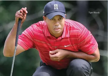  ??  ?? Tiger Woods