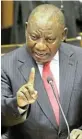  ??  ?? PRESIDENT CYRIL RAMAPHOSA