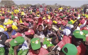 Soldiers dish out Zanu PF regalia - PressReader