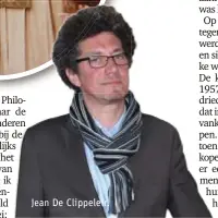  ??  ?? Jean De Clippeleir.