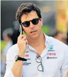  ?? ?? Back in the fight: Toto Wolff says he is ‘running at 100 per cent’ motivation-wise