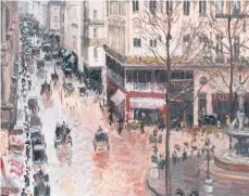  ?? /EFE ?? El cuadro en cuestión es el ‘Rue Saint-Honoré por la tarde’ del pintor francés Camille Pissarro.