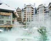  ?? FOUR SEASONS HOTELS & RESORTS ?? The Four Seasons Resort in Whistler, B.C., has an exceptiona­l outdoor pool, heated year-round, and specialize­d Mountain Men spa treatments.