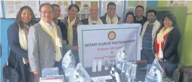  ??  ?? Top donation Science equipment purchased with funding from Alloway Rotary