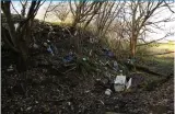  ?? Picture: Colin Mearns ?? The rubbish dumped at the cemetery