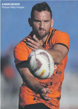  ?? Picture: Getty Images ?? AARON CRUDEN