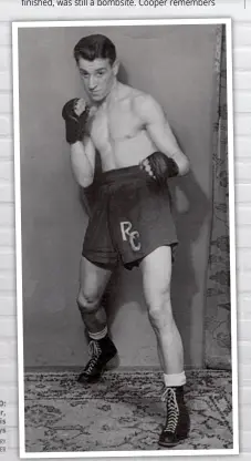  ?? Photo: LARRY BRAYSHER ?? READY TO GO: Cooper, pictured in his fighting days