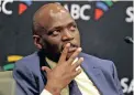  ??  ?? THE BOSS: Hlaudi Motsoeneng