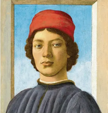  ?? Foto: National Gallery of Art, Washington, Andrew W. Mellon Collection ?? In der Florentine­r Malerei der Renaissanc­e bahnte sich eine neue Sicht aufs Individuum an, hier Filippino Lippi, Bildnis eines jungen Mannes, um 1480/85, Holz 52,1 x 36,5 cm.