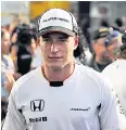  ??  ?? In the hot seat: Stoffel Vandoorne has the chance to make his name at McLaren