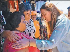  ?? PRENSA PRO ?? FORMOSA. La diputada recorrió la provincia en medio de agresiones.