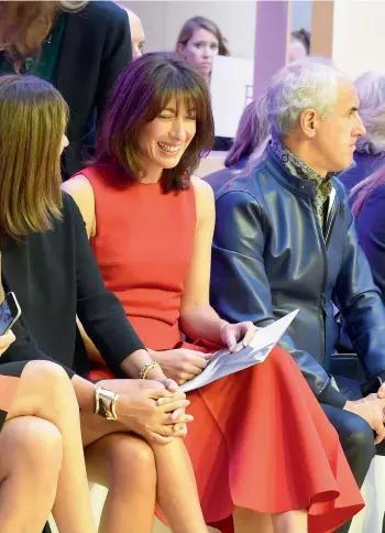  ??  ?? Samantha Cameron attends the Roksanda Ilincic show during London Fashion Week in 2015