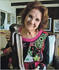  ??  ?? Yela Loffredo. Fue reconocida como líder cultural de Guayaquil.