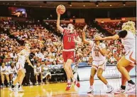  ?? Fairfield Athletics ?? Lou Lopez Senechal averaged 19.6 points as a senior at Fairfield, leading the Stags to their first NCAA Tournament appearance since 2001. She has since transferre­d to UConn.