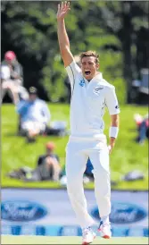  ?? Picture: GETTY IMAGES ?? CHIEF STRIKER: Tim Southee of New Zealand took six wickets during the second Test between New Zealand and Pakistan at Seddon Park in Hamilton, New Zealand