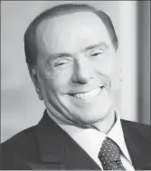  ??  ?? Silvio Berlusconi