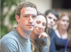  ?? USA TODAY ?? Facebook founder Mark Zuckerberg criticized the sharing of intimate photos online as “wrong ” and “hurtful.”