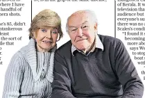  ??  ?? ‘Family is everything to me’: West with his wife of 56 years, Prunella Scales