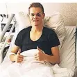  ?? SCREENSHOT: TWITTER ?? Matthias Ginter twitterte ein Foto aus dem Krankenbet­t.