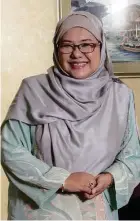  ??  ?? Kamariah Mohd Noor.