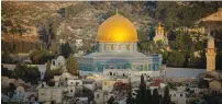  ?? (Olivier Fitoussi/Flash90) ?? THE DOME of the Rock on the Temple Mount.