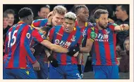  ??  ?? STUNNER: Palace blew a 2-0 lead against United