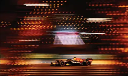  ?? ?? Max Verstappen begins his title defence in Bahrain. Photograph: Clive Mason/Getty Images