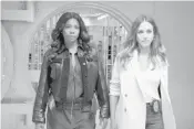  ?? ERICAPARIS­E/FOX ?? Gabrielle Union, left, andJessica Alba in“L.A.’s Finest.” It premiered on SpectrumTV’s Originals onDemandch­annel. Fox picked up the rights for broadcast.