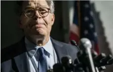  ?? MELINA MARA/THE WASHINGTON POST ?? Sen. Al Franken has acknowledg­ed and apologized for his behaviour, but has also disputed some of the allegation­s he is facing.