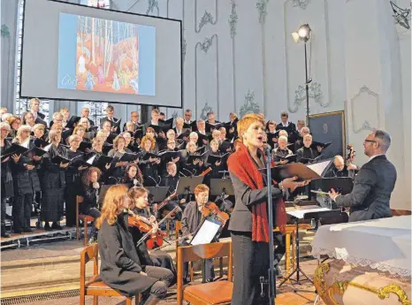  ?? FOTO: ULRICH STOCK ?? Die „Toggenburg­er Passion“am Freitagabe­nd in St. Stephan in Lindau weist außergewöh­nliche musikalisc­he Merkmale auf.