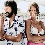  ??  ?? inspiratio­n: Eric Clapton with Pattie Boyd