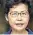  ??  ?? Measure: Hong Kong leader Carrie Lam banned face masks being worn