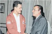  ?? /LA NACIÓN. ?? Recibió a Michael Schumacher.