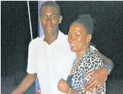  ??  ?? England’s latest cricket sensation Jofra Archer in Barbados, right; with his mother, left; and starring for England against South Africa yesterday, below