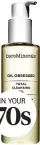  ??  ?? INFUSED with the scent of lavender and tangerine, Bareminera­ls Oil Obsessed Total Cleansing Oil (£22, bare minerals.co.uk) has mineralric­h sea salts to smooth skin and easily removes makeup without clogging pores.