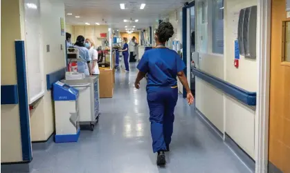  ?? ?? The strike was the 10th that junior doctors have staged since March. Photograph: Jeff Moore/PA