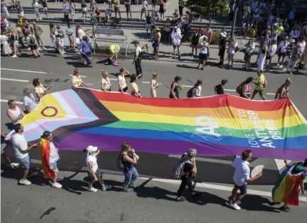  ?? FOTO BELGA ?? De zestiende editie van de Antwerp Pride gaat voluit een ‘braveoluti­on’ aan voor een inclusieve stad.