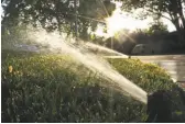  ?? Rich Pedroncell­i / Associated Press ?? About 1 trillion gallons of drinking water is used on lawns and gardens.