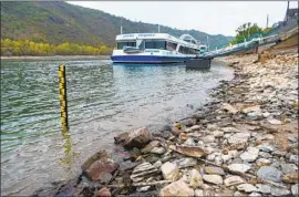  ??  ?? THE RHINE’S record low levels have affected both pleasure boats and cargo ships in Germany, with supply shipments having to be shifted to trucks or trains.