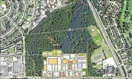  ?? SUBMITTED PHOTO ?? This is a map of Carlino Commercial Developmen­t’s proposal for the Don Guanella tract.